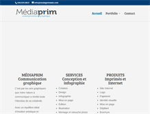 Tablet Screenshot of mediaprimweb.com